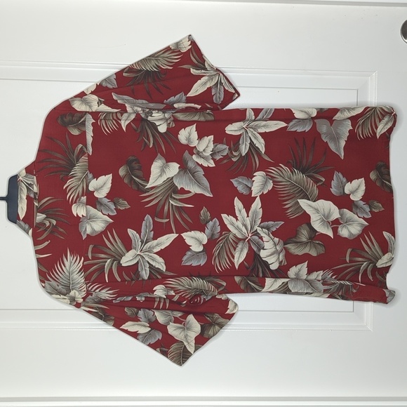 Pierre Cardin Vintage Floral Tropical Vibrant SS Button Down Shirt w Pocket M - Picture 6 of 11